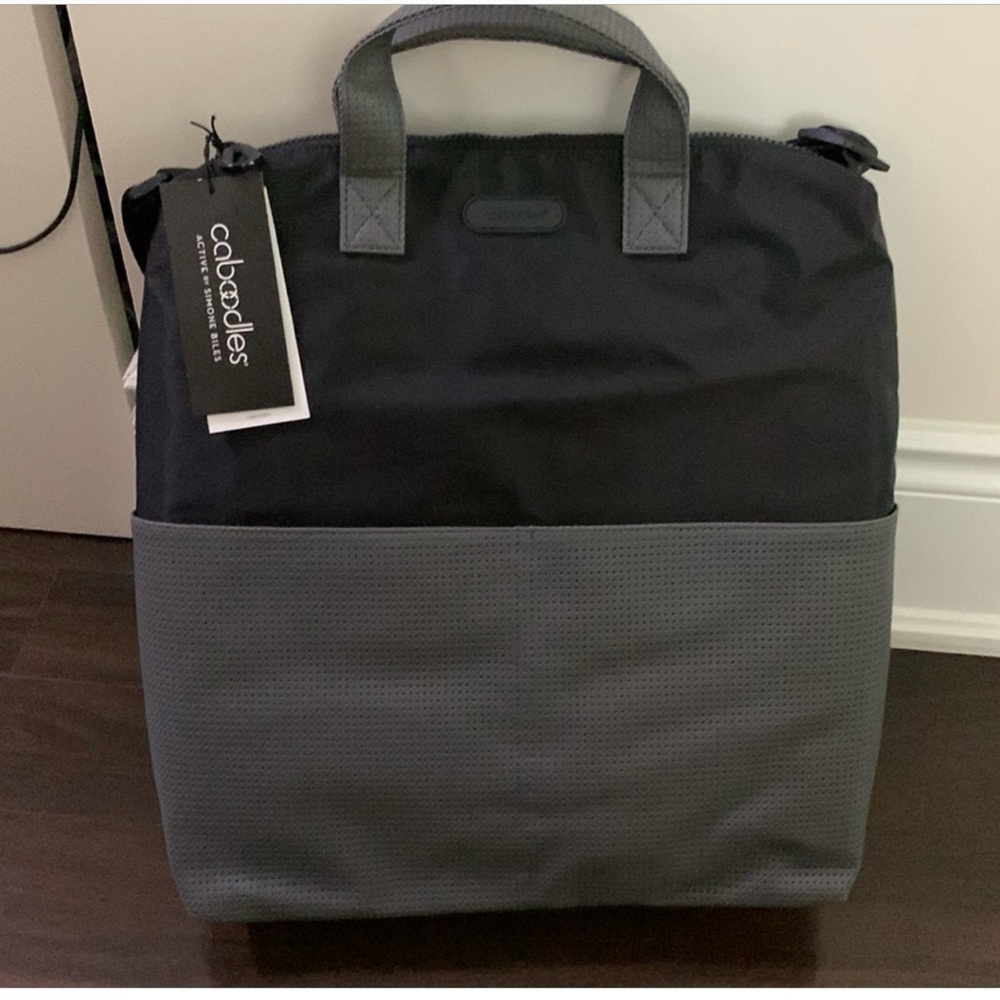 Caboodles Black and Gray Laptop Bag with Modern Design